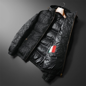 7390 冬季新款羽绒服男白鸭绒连帽休闲保暖外套 P320图片