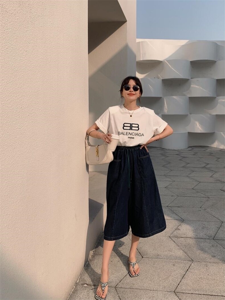 牛仔裤裙，女装牛仔裤，肆尔