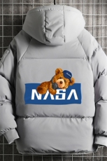 加厚加绒连帽衣男大码服男面包服男MY16247-P100网格挂拍，男装棉衣，电商A040A