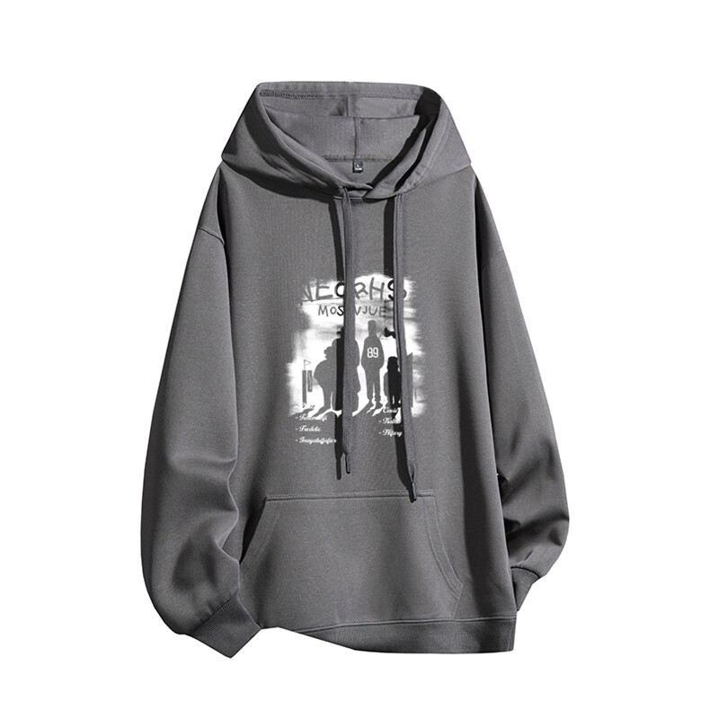 得物供货、复合重磅420克现货连帽卫衣宽松HD019-1-HML550-特P45,男装卫衣,电商019-1
