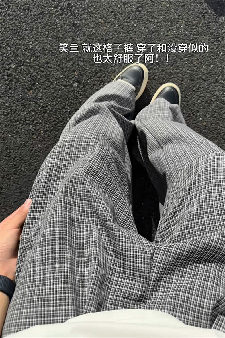 日系潮流元素舒适长裤慵懒高街韩式复古街头休闲裤K805TP45控88,男装休闲裤,电商A102B