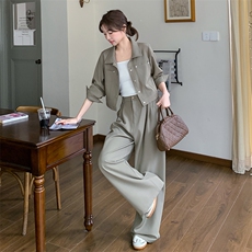 现货！26年春装新款休闲时尚套装两件套5531-P165K238，女装套装/套裙，2D112