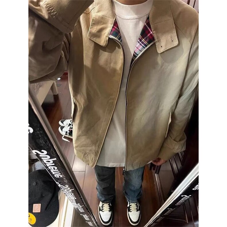 DG64-P68新款2025春秋飞行员夹克翻领时尚拉链青少年潮-网图现货,男装夹克,星座603-2