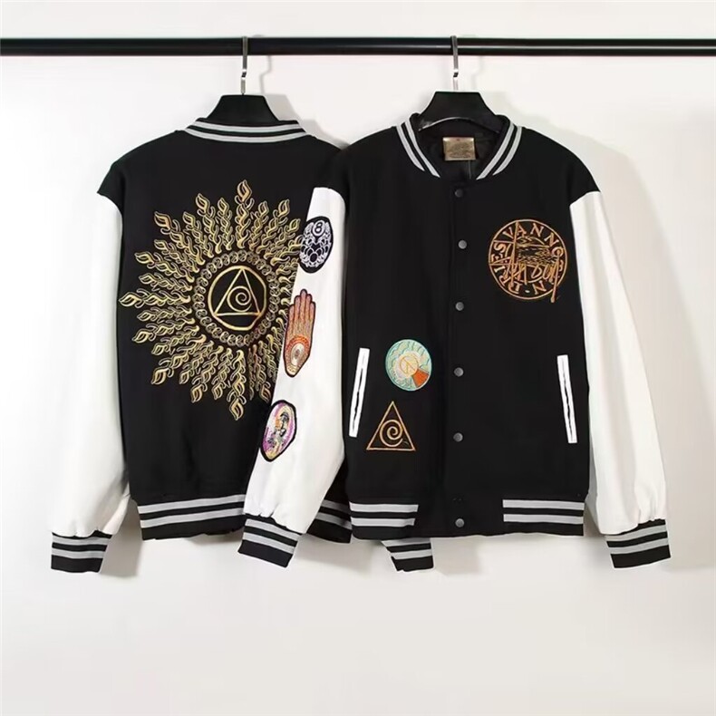 JK180-P39美式高街vibe棒球服男款秋季痞帅光明会之眼刺绣夹克,男装夹克,电商B323A