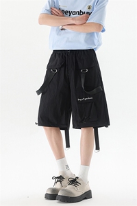 8XL-M特大码肌理感五分裤户外登山裤冲锋裤短裤男DK1502P49控68图片