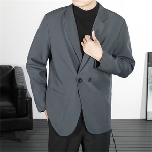 休闲西服外套男士修身商务职业正装韩版伴郎礼服新郎上班西装外套图片