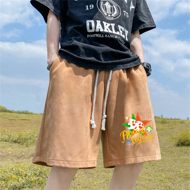 重磅夏季麂皮绒休闲短裤休闲五分裤JDK474-特p25控48图片