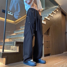 美式高街工装裤男春秋季新款宽松直筒休闲裤多口袋百搭复古长裤子，男装工装外套，星座218-1（原230）