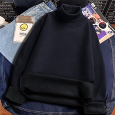 跑量款高领毛衣男加绒加厚卫衣秋冬季保暖毛线针织衫7003-P23，男装针织衫/毛衣，星座1706