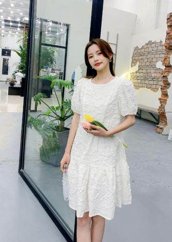 夏季新款重工连衣裙，女装连衣裙，哈咔