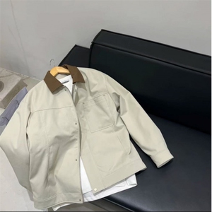 新款现货纯棉夹克男翻领撞色上衣外套A157B-J2520-特P85图片