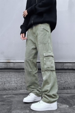 多口袋工装牛仔裤美式复古高街vibe风男潮长裤男牛仔裤NZK178-P68，男装牛仔裤，星座302B-2