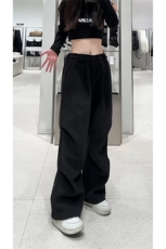 加绒加厚灯芯绒休闲裤半松紧伞兵裤K8410特P55控88有常规款，男装休闲裤，电商A309
