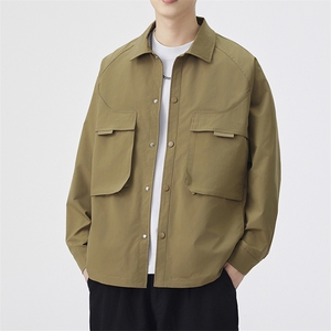JK938 P58 秋季新款港风宽松夹克百搭落肩简约上衣外套图片