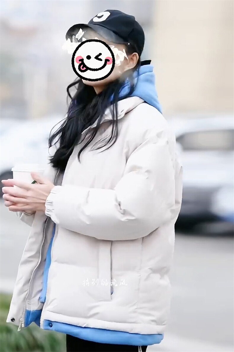 特批P70无差价冬新撞色假两件连帽棉衣男女防泼水保暖棉服M2913,男装棉衣,电商A001-1