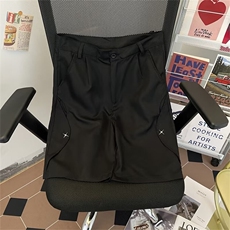 美式vibe高街短裤男夏季薄款跑步运动五分裤过膝宽松中裤痞帅裤子，男装牛仔裤，星座601-2