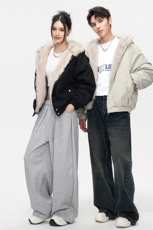 迷彩加绒毛领棉衣男冬宽松连帽派克棉服保暖外套0MY2519-P98，男装棉衣，星座610（原A335）