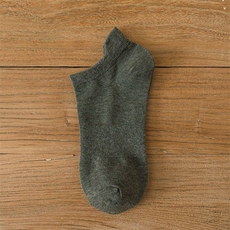 新品袜子男春夏短袜薄款船袜纯色提耳透气棉袜运动袜短筒DW30-P30，袜子，星座224-3