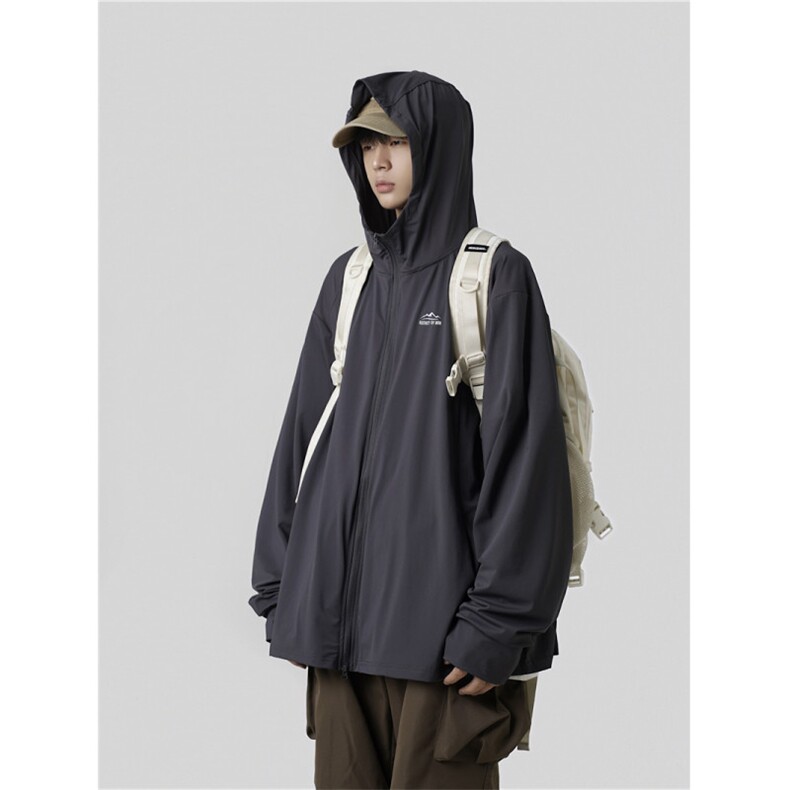 A624-P38夏季潮流百搭上衣冰丝防晒衣薄款男户外运动外套防晒服，男装防晒衣，星座512-6