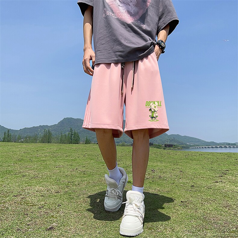 25年已注册直播抖音得物品质运动男中裤五分休闲短裤K310P30控48,男装牛仔裤,电商C408(原B339-1)