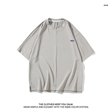 夏季薄款圆领百搭潮流半袖宽松上衣服潮牌休闲体恤TT318-特批36，男装T恤，星座718