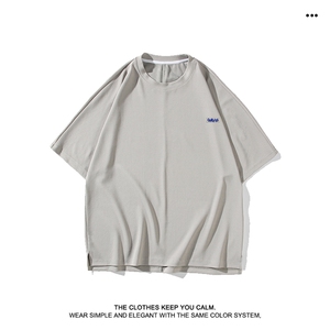 夏季薄款圆领百搭潮流半袖宽松上衣服潮牌休闲体恤 TT318-特批36图片
