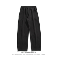立体剪裁弯刀版型卫裤大码宽松休闲长裤K8581-P43【特价】，男装休闲裤，电商A007