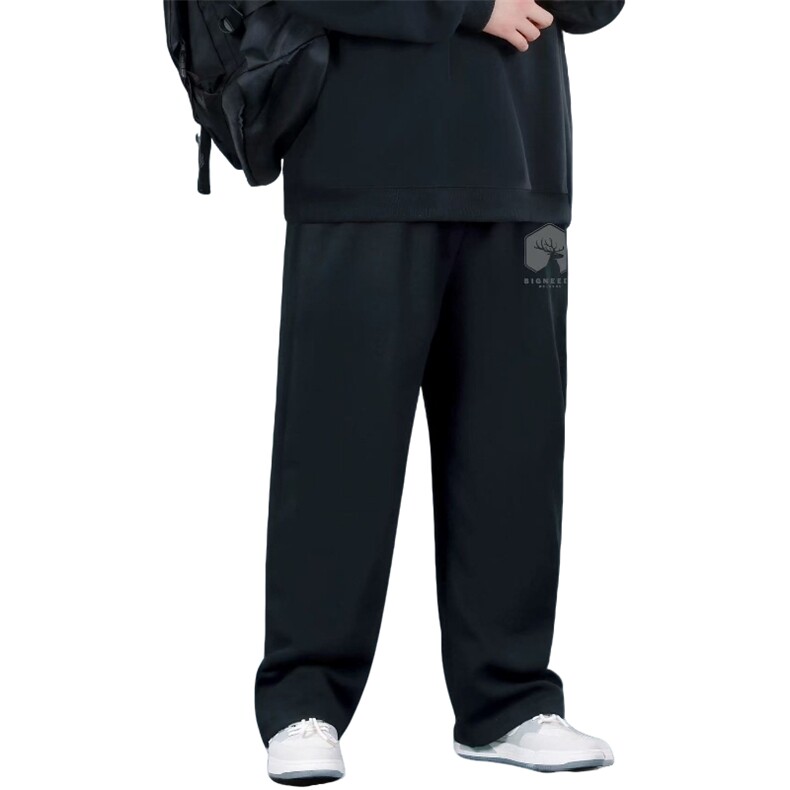 1506-1/XL-AW1331/P44简约ins胖子专属加绒保暖宽松直筒裤,男装棉衣,星座1506-1