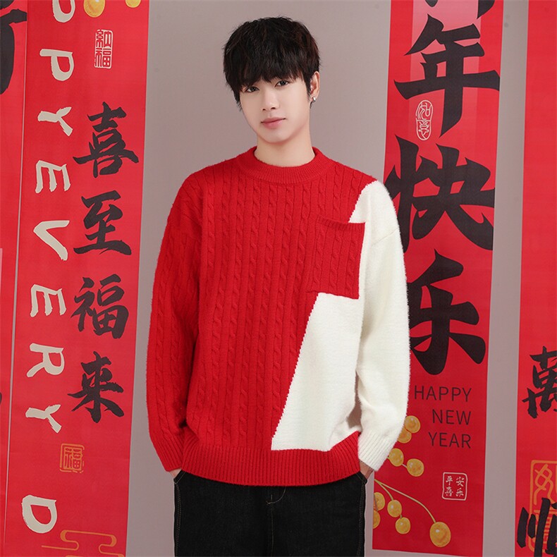 冬季男士毛衣加厚针织打底衫休闲保暖毛线衣ZW8812-P65图片