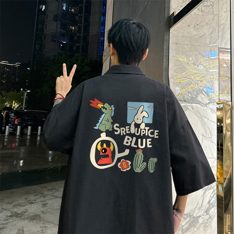 量大优供视频冰丝短袖衬衫男DS236-特P25,男装T恤,电商B367