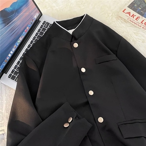 热血街区衣服中山装年轻人制服学院风休闲民风班服W1157-P50图片