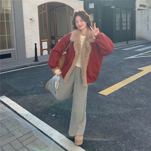 主推款现货数据好买家秀已更红色拼接派克服902C282-996P255K388图片