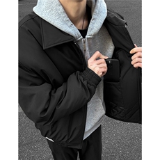 大货冬季飞行服夹克棉服加厚外套男装宽松翻领棉衣S374特批75，男装夹克，电商A233-1