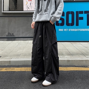 品质好货秋季新款休闲裤男设计感长裤阔腿裤K9078-特P55