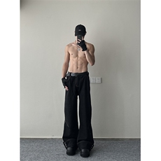 抖音高质量美式复古翻边牛仔裤ZK0248-P70，男装牛仔裤，星座313A(原308A-2)
