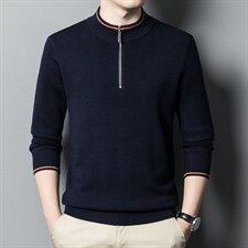CA906005钱塘2020-2春秋季新款时尚休闲简约中年男士羊毛衫P180，男装针织衫/毛衣，钱塘207-2