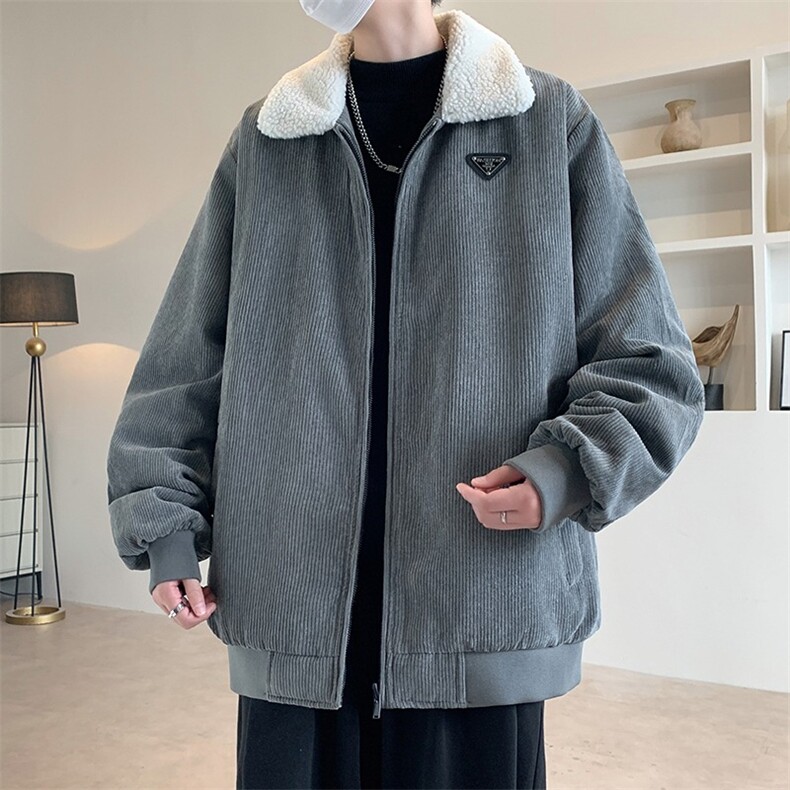 加厚系复古冬季男款休闲翻领水洗棉服夹克棉衣外套潮牌特P,男装夹克,星座715-4