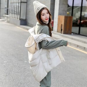 2020冬装新款棉服女短款韩版三件套马甲套装女图片