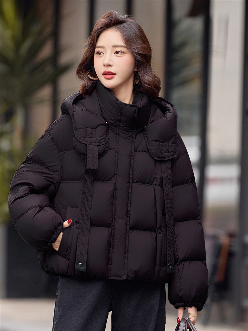 2025冬季新款90白鸭绒羽绒服,女装羽绒服,靓衣阁
