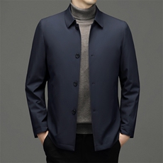 CDY7513钱塘2020-2秋冬中老年男士翻领休闲羽绒服外套货稳P200，男装羽绒服，钱塘207-2
