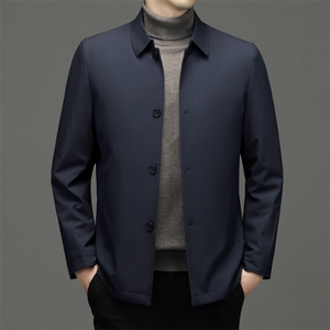 CDY7513钱塘2020-2秋冬中老年男士翻领休闲羽绒服外套货稳P200图片
