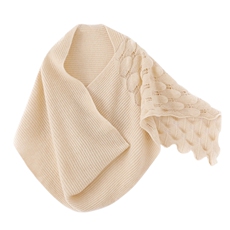 冰丝披肩外搭女减龄鱼尾纹斗篷搭肩夏季护颈空调房纯色百搭围脖，披肩，戎咖羊绒