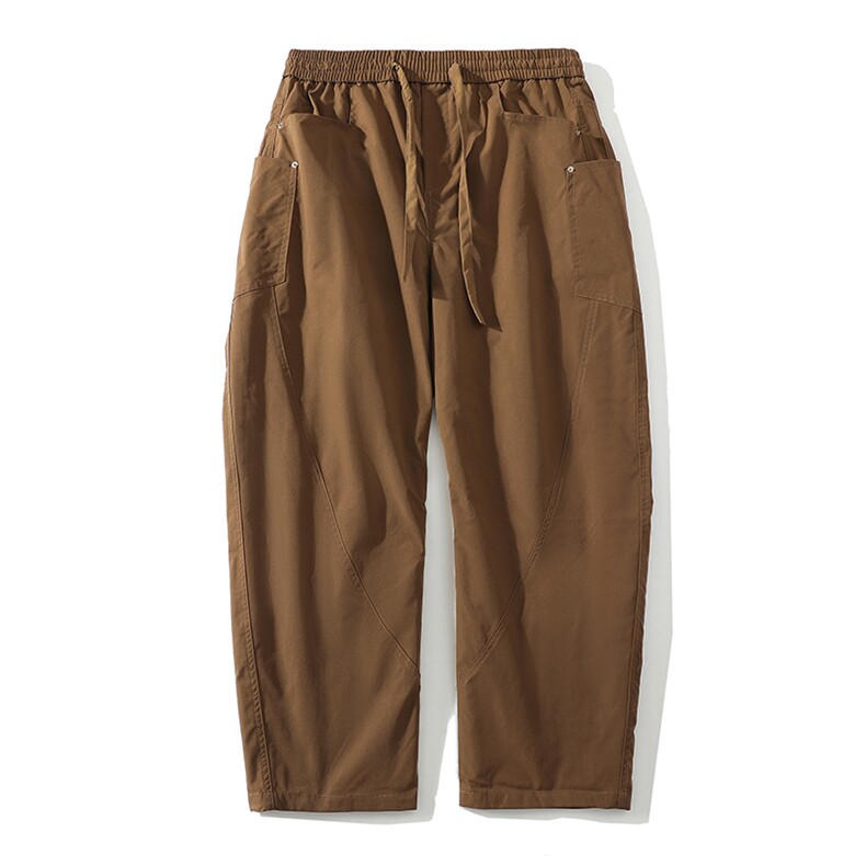 抖音品质直筒宽松休闲裤男年秋季百搭长裤A146-GY259特p30量大优，女装休闲裤，HDA146