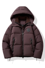 男士冬季新款连帽加厚保暖基础百搭羽绒服外套D213-6228-P490，男装羽绒服，电商D213