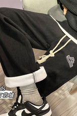冬季新款灯芯绒加绒加厚休闲裤K5415B315P65控78，男装休闲裤，电商B315