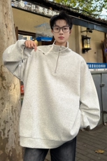 WY5021/P65春装新款高品质不起球个性套头卫衣男潮流宽松上衣外套，男装卫衣，电商A141