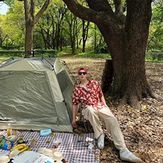 夏季衬衫男高街痞帅度假风潮牌复古短袖男士冰丝衬衣潮CA533-P32，男装T恤，星座208-5