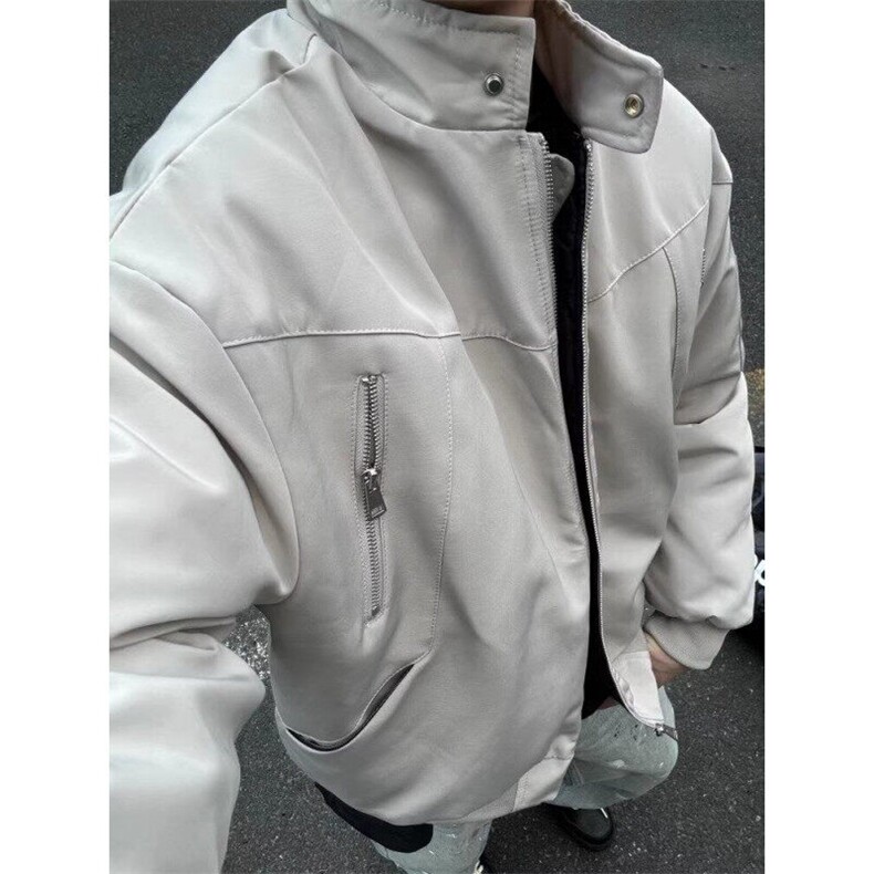 HY205LL-特P69cleanfit飞行夹克男春秋设计感棒球服外套,男装夹克,星座1007（原301D）