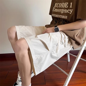 冰丝短裤男夏季2025新款潮牌美式速干五分裤宽松青少年男士休闲裤图片