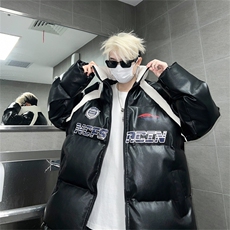 皮棉服冬季宽松港风棉衣立领冬装棉袄外套男MY2411-特P100控168，男装棉衣，电商B370